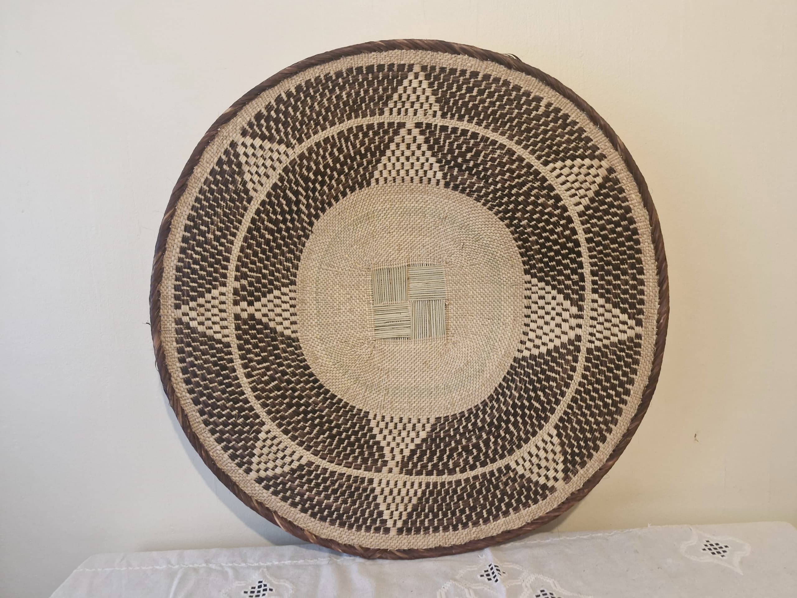 その他 Zimbabwe Binga Designer, Wall Basket L Binga Wall Basket (85cm) – Ethnik Collections